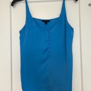 Warm blue cami with button - Banana Republic